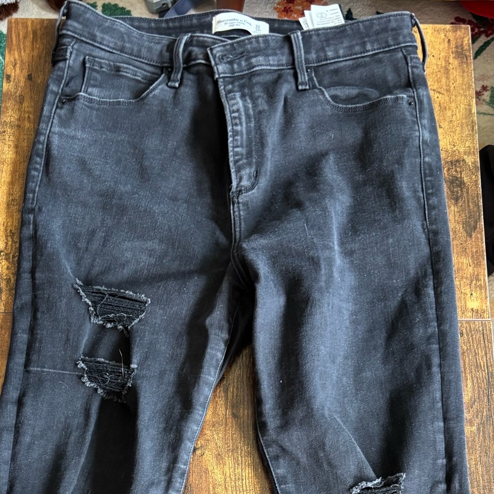 Abercrombie & Fitch Black Skinny Jeans